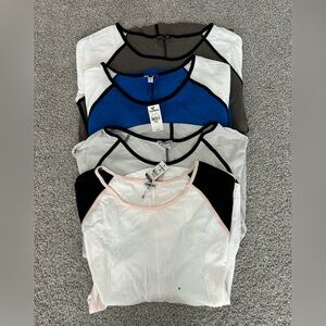 NWT 5 pack of express 3/4 length long sleeve shirts size medium